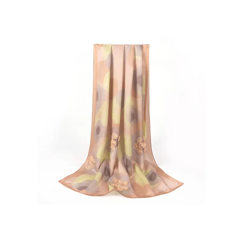 Shanghai Story 100% Mulberry Silk Silk Scarves Women's Crape Myrtle Snow Pride Gift Box Set-14
