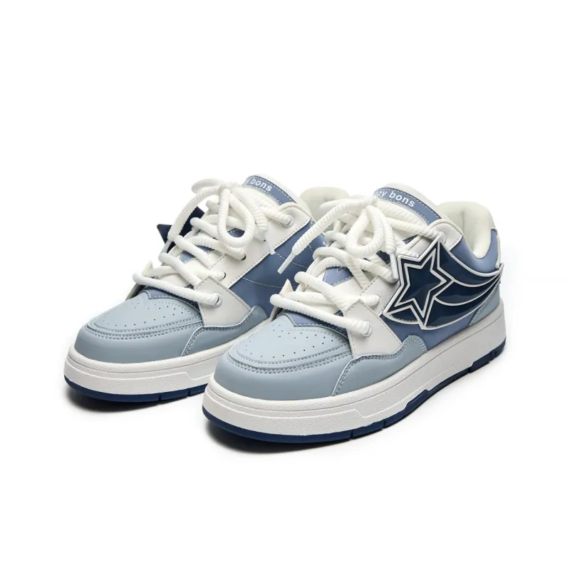 LAZY BONS Warm Anti-Slip And Wear-Resistant Height Increasing Low-Top Skateboard Shoes Unisex-1