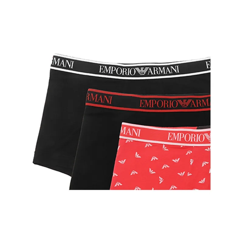 EMPORIO ARMANI Three pack Of Boxer Briefs With Core Logo Waistband-4
