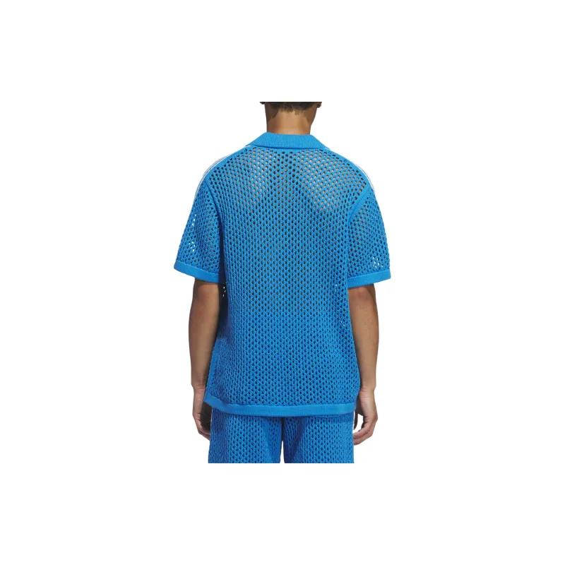 Adidas Originals X Edison Chen Crochet Polo Shirt-3