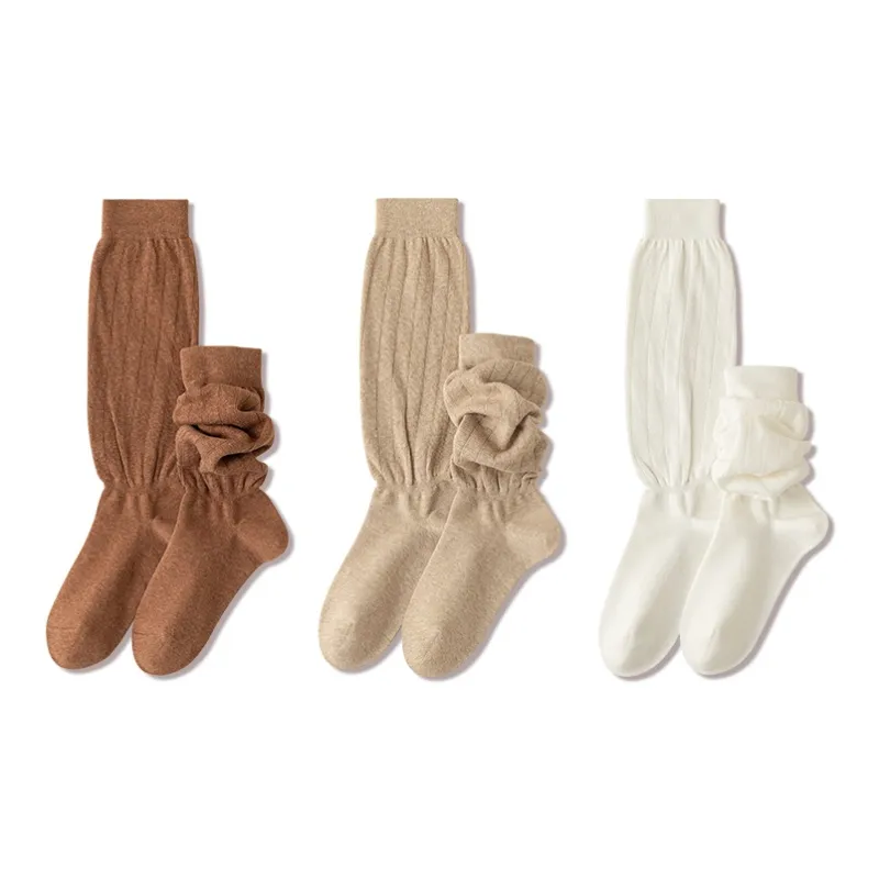 JIAZINI Mid Calf Socks Women's 3 Pack-25
