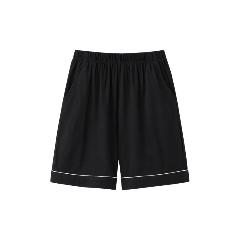 Sleep Knee Length Pants Pajama Pants For Students And Dormitory Home Multiple Colors Men's-1