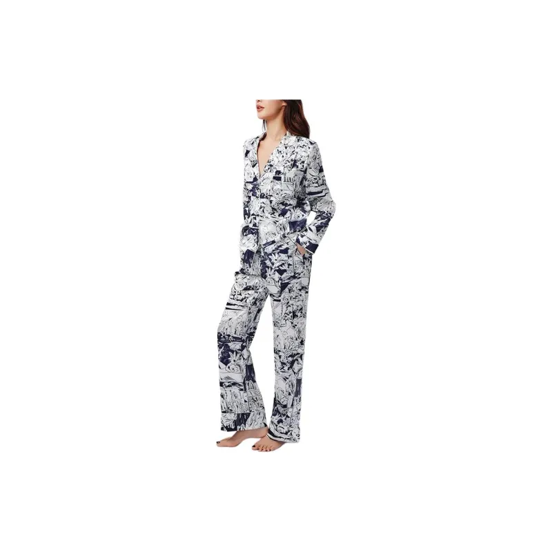 SILKY MIRACLE SS24 Pajama Set Women's Multicolor-2