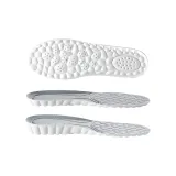 [2 Pack White Gray 1.5cm]Soft and Springy Texture-Mugwort Odor-Resistant Height Increasing