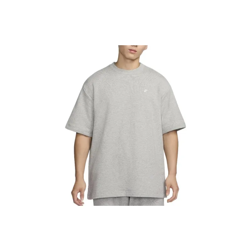 Nike T Shirt Men's Dark Gray Heather/White-3