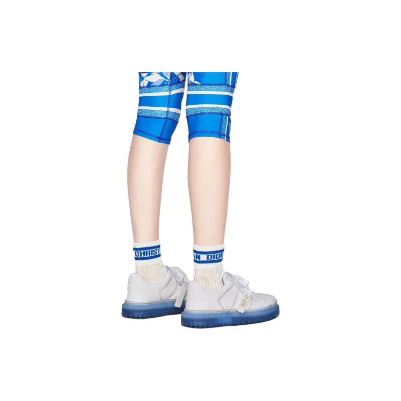 DIOR Mid Calf Socks Women's 1 Pack White-1