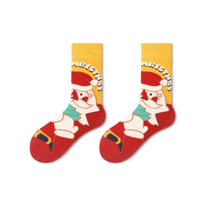 Primeet Mid Calf Socks Unisex 5 Pairs Gift Box Set-38