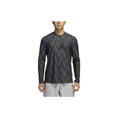 Adidas AEROREADY T-Shirts Men Gray/Black