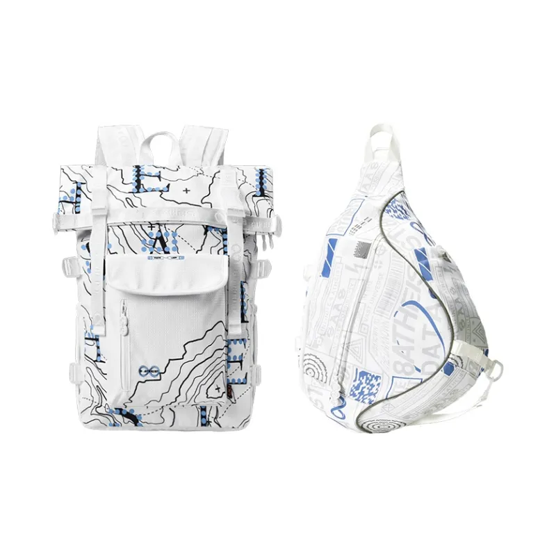 8atheist Polyester Backpack Tubas Unisex Iridescent White-0