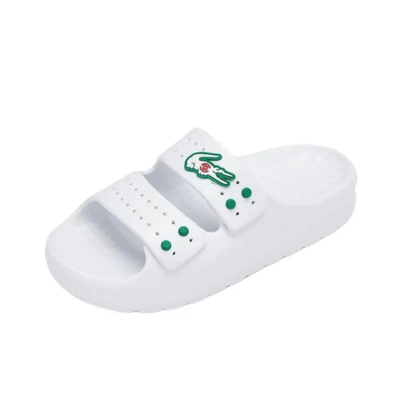 CLOT x LACOSTE Abrasion Resistant Slide Slippers Men's White-1