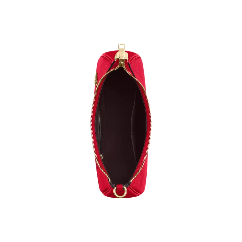 COACH Teri Leather Crossbody Bag, Shoulder Bag Tubas Women's Red-2