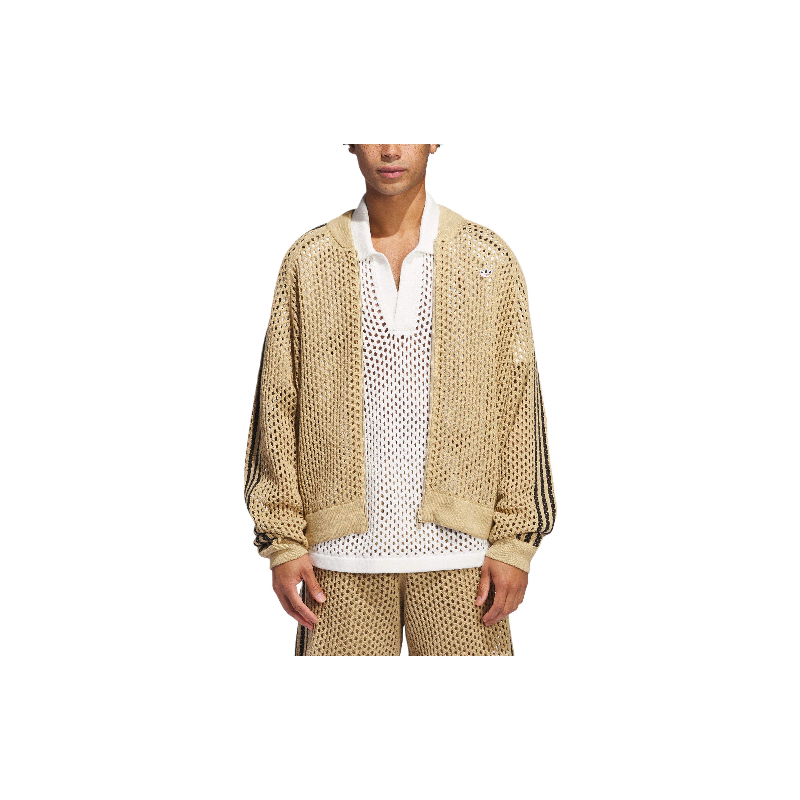 Adidas X Edison Chen Crochet Track Top - POIZON Adidas X Edison Chen Crochet Track Top - POIZON