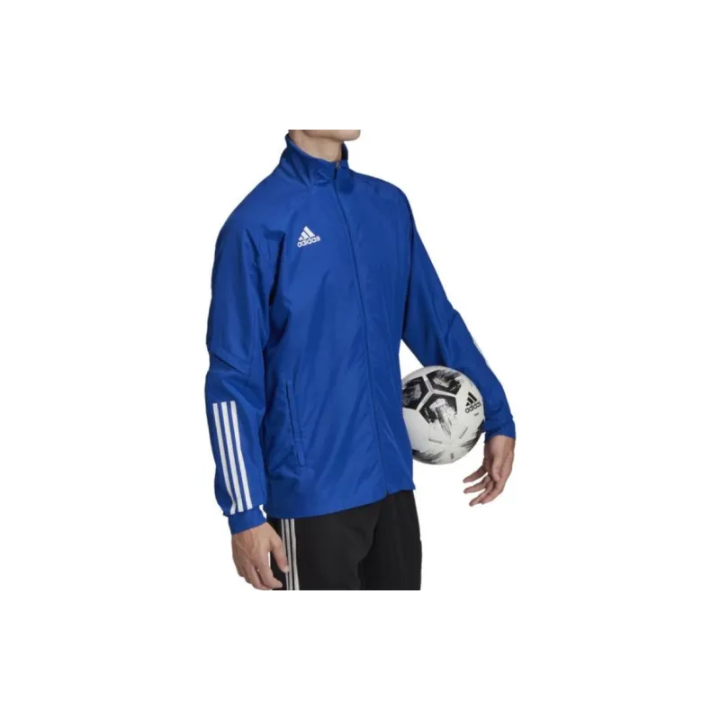 Adidas AEROREADY Condivo CONDIVO 20 FYY92 Fabric Jackets Coats Men's Royal Blue/White-3
