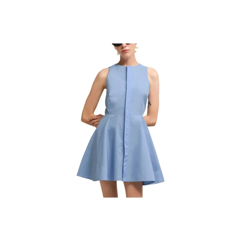 AMIPARIS Popeline Sleeveless Mini Dress-1