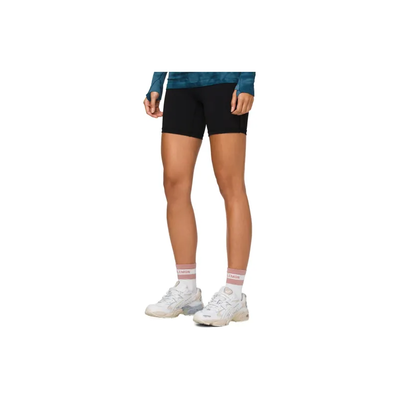Lululemon How You Like It Quarter Mid-Calf Socks Women's 1 Pack Light Rose/white-3