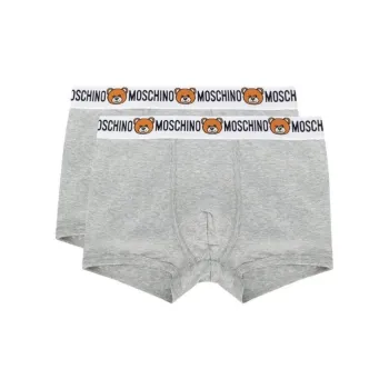 MOSCHINO Underpants Men's 2 Pack Light Gray