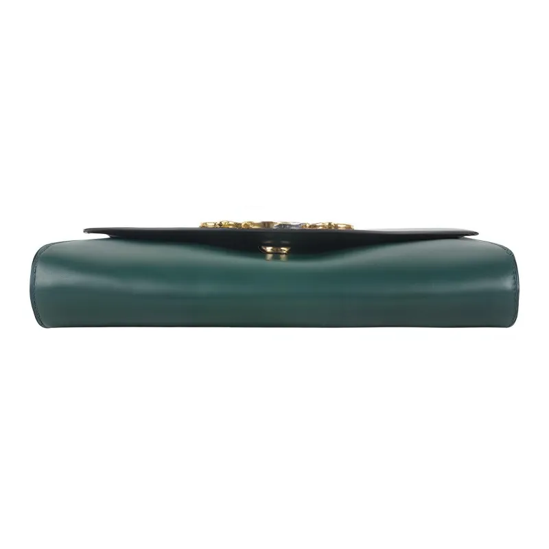 GUCCI Zumi Leather Portable Crossbody Bag Shoulder Bag Women's Green-3