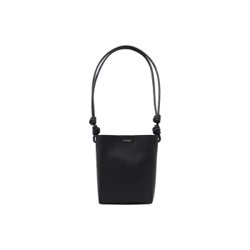 JIL SANDER Logo Printed Knotted Shoulder Bag