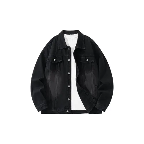 BRYAN JIMENEZ Jackets Coats Unisex Blue Denim