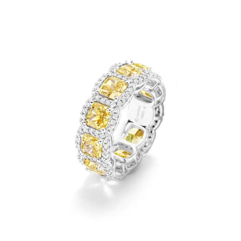 GAONAS 925 Sterling Silver, Synthetic Cubic Zirconia Rings Women's-1