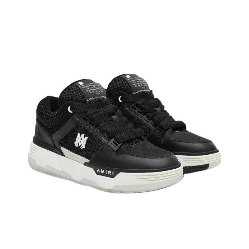 AMIRI MA 1 Low Top Skateboard Shoes Women's Black-2