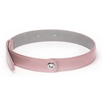 MUYSO Eco-Friendly Recycled Leather Belt With Shoulder Strap Women's Pink