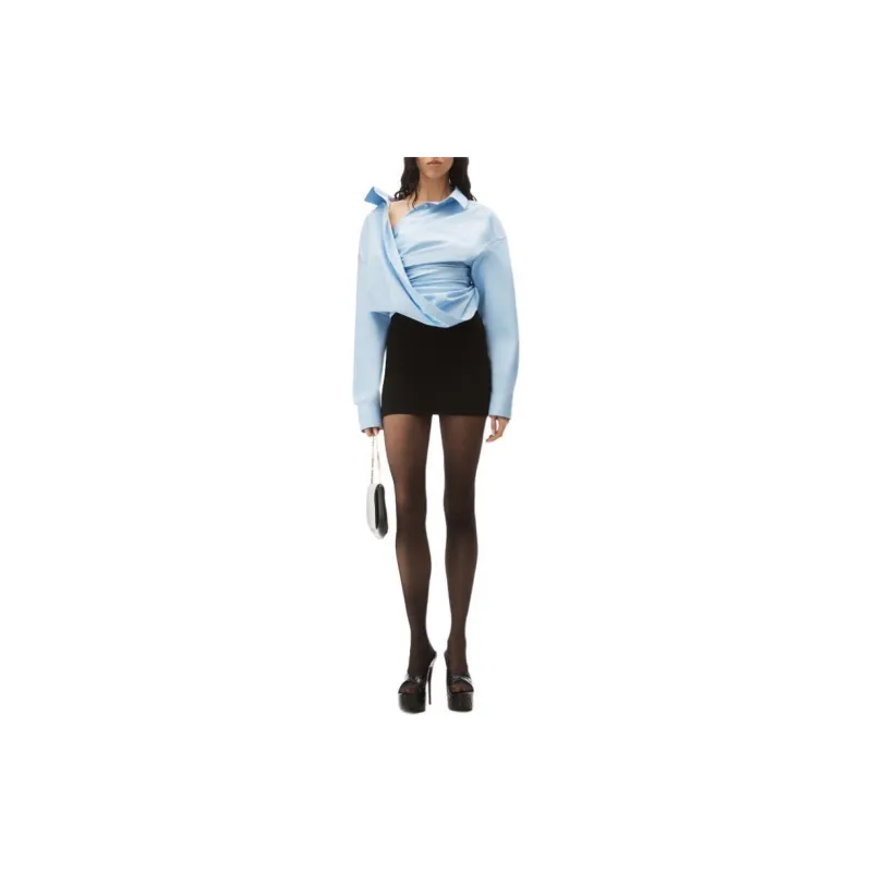 Alexander Wang Logo jacquard Stretch Miniskirt-1