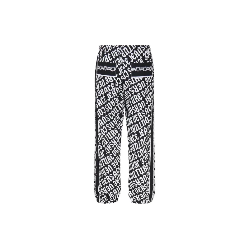VERSACE JEANS COUTURE Logo print Cotton Track Pants-1