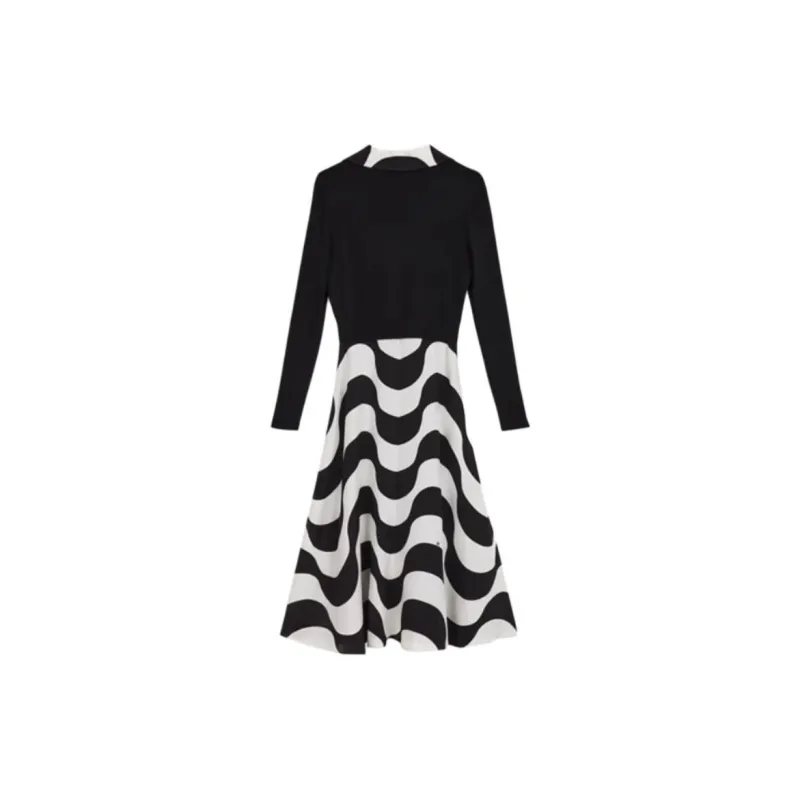 Yiner Long Sleeved Dresses Women's Cream White-1