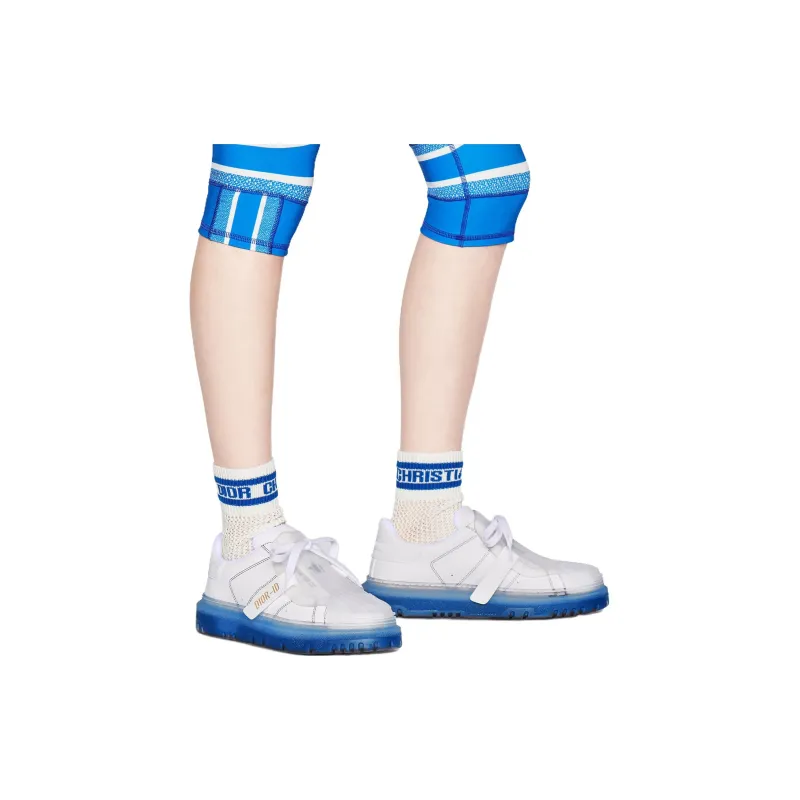 DIOR Mid Calf Socks Women's 1 Pack White-2