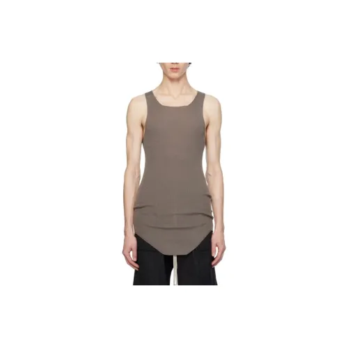 RICK OWENS Tank Tops Men Gray