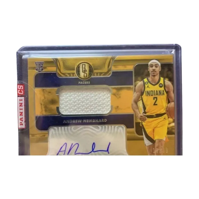 PANINI 2022 23RC Rising Stars Nembacher Walker Chronicles Jersey Material 10/99 Signature Card Pass Sports Cards 1 Pc-3