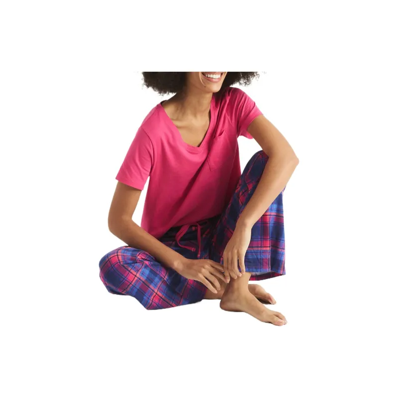 NAUTICA Pajama Set Women's Navy Admiral Blue-2