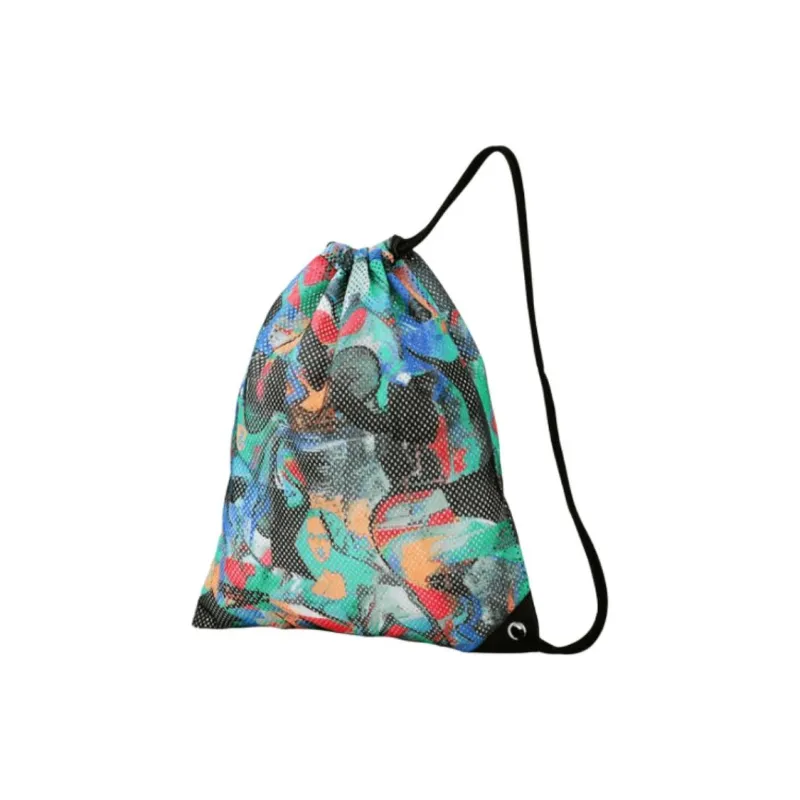 Speedo Polyester Backpack Unisex Green & Peach-1