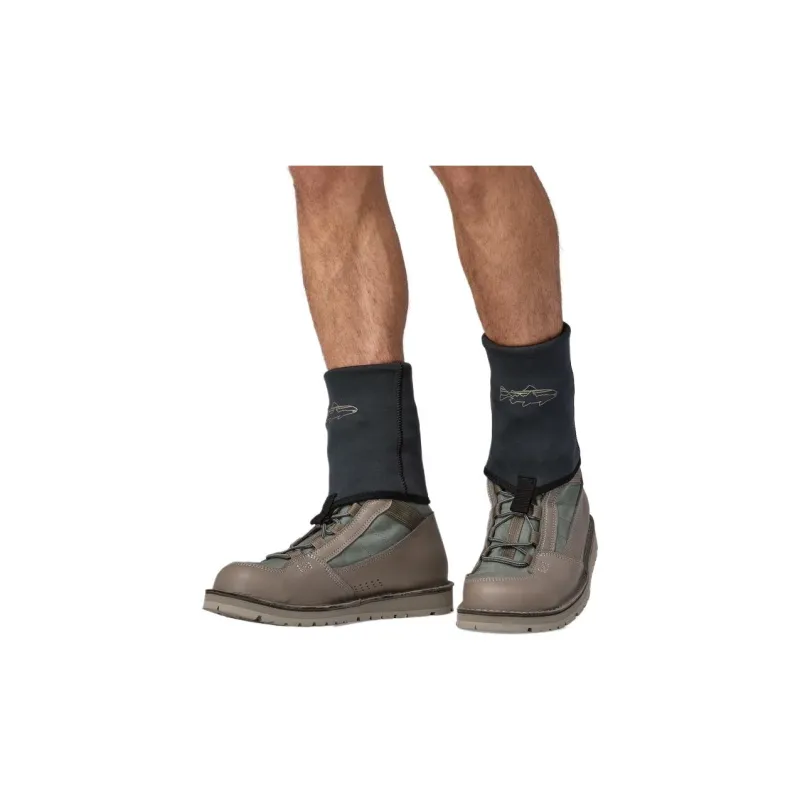 Patagonia SS24 Wading Socks With Gravel Guard Knee High Socks Unisex 1 Pack Black-2