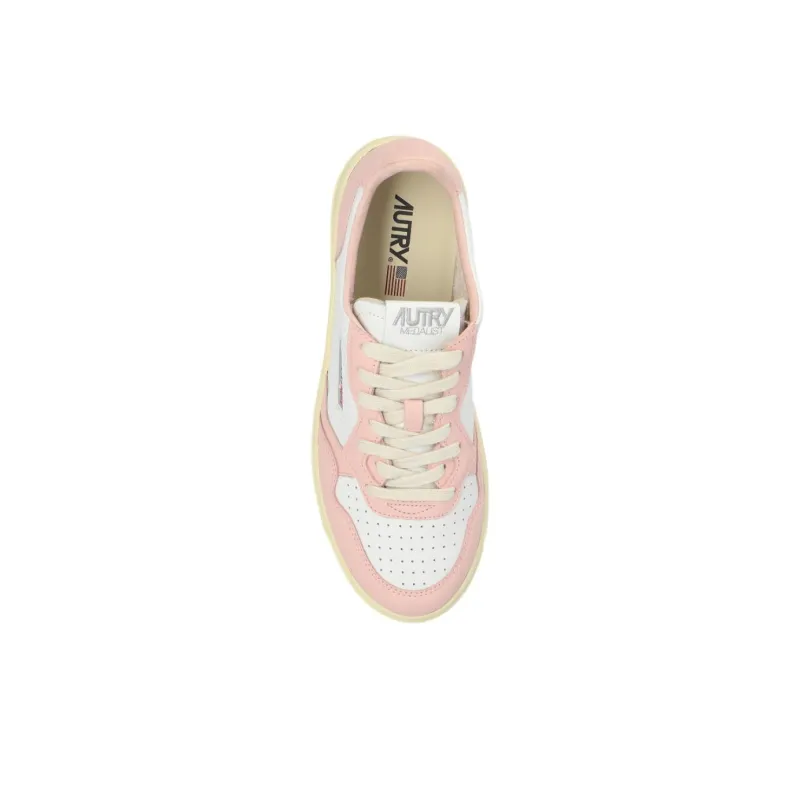 AUTRY Low Top Casual Shoes Women's Beige Pink-3
