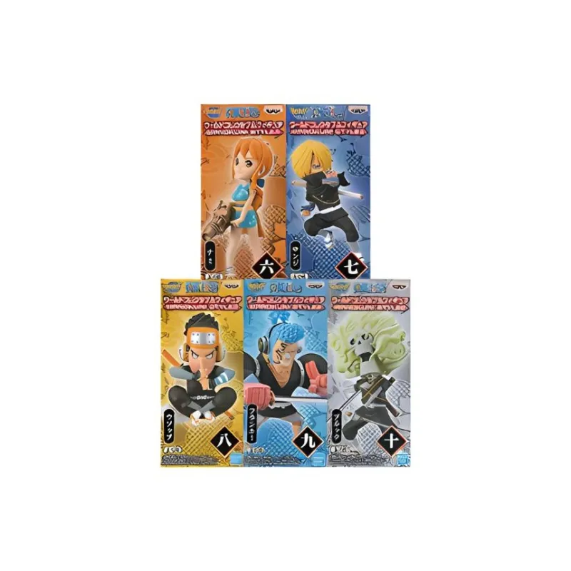 BANPRESTO One Piece Characters Glass Factory Limited Wcf One Piece Wa No Kuni Second Edition 7cm Bonus Gifts-6