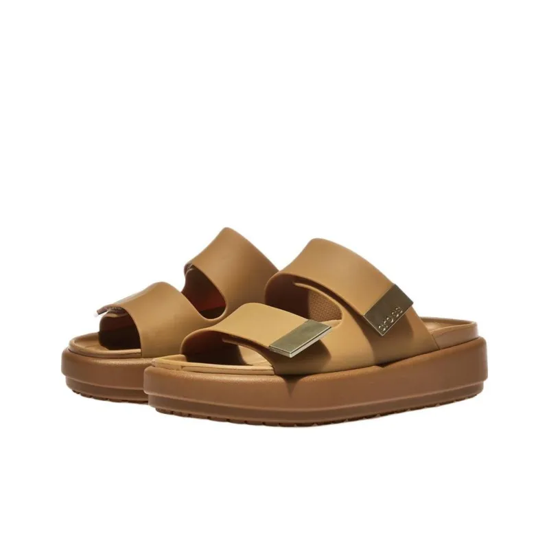 Crocs Abrasion-Resistant Slide Slippers Unisex Brown-2