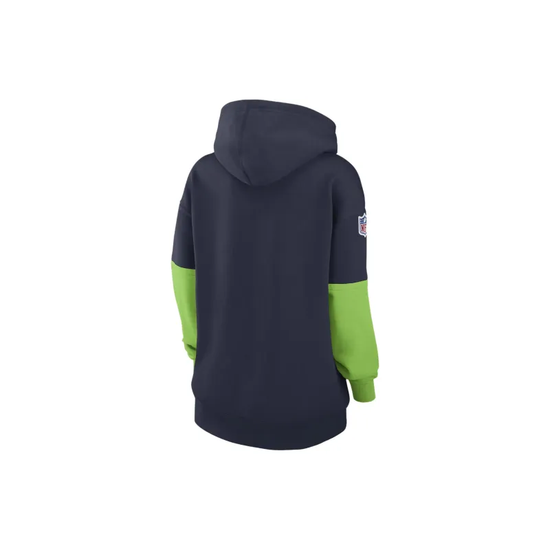 Nike Seattle Seahawks Sideline Essential Women's Nike Nfl Pullover Hoodie-1