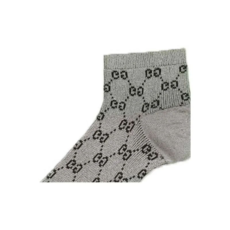 GUCCI Gg Monogram Ankle Socks Multi-4