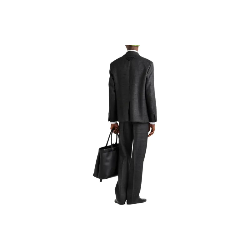 PRADA Prince Of Wales Check Trousers-2