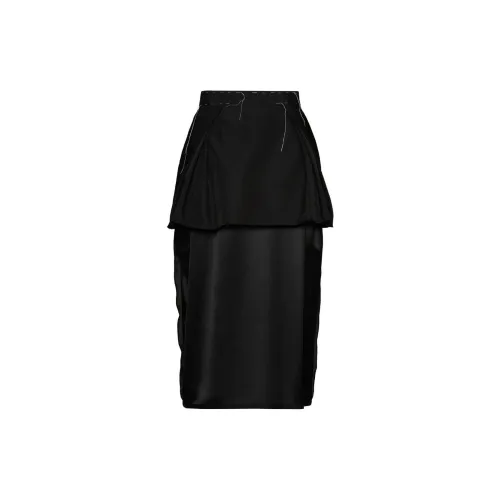 Maison Margiela Casual Long Skirts Women's Black