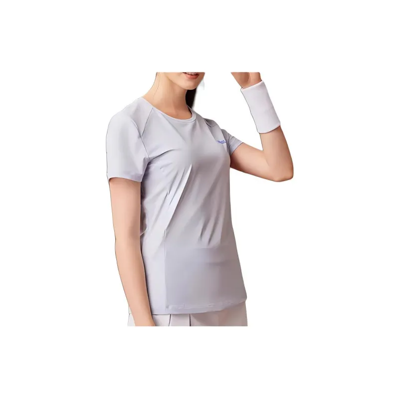 KSWISS T Shirt Women's Light Blue Purple-2