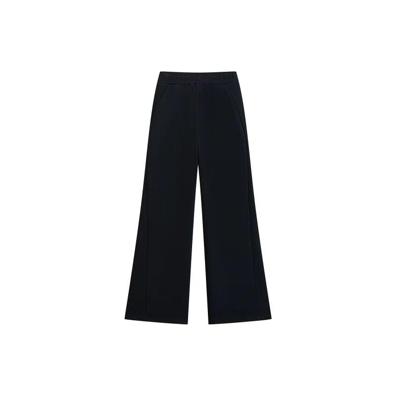 Kappa 1916 Series Knitted Sweatpants Women's Black-1