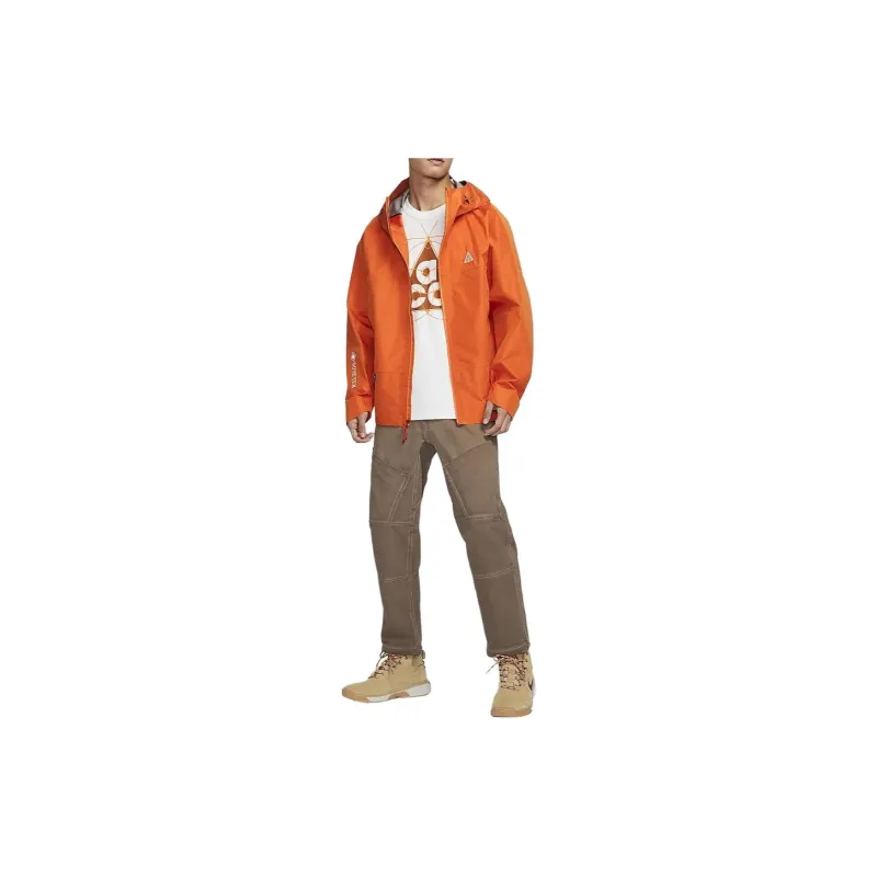 Nike Storm-FIT Waterproof And Windproof Windbreaker Jacket Men's Orange-1