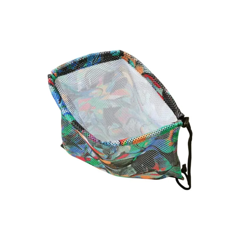 Speedo Polyester Backpack Unisex Green & Peach-2
