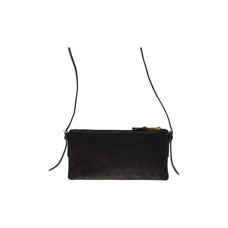 MIU MIU Leather Clutch Mini Women's Black-1