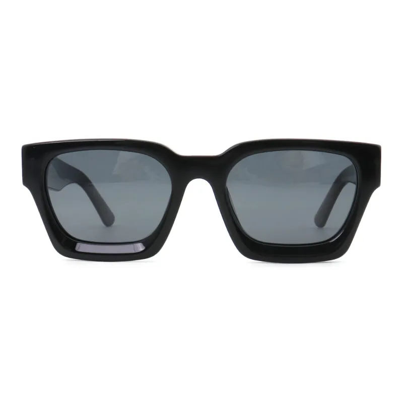 Pair Ponyo Plate Frame Sunglasses Unisex Black-1