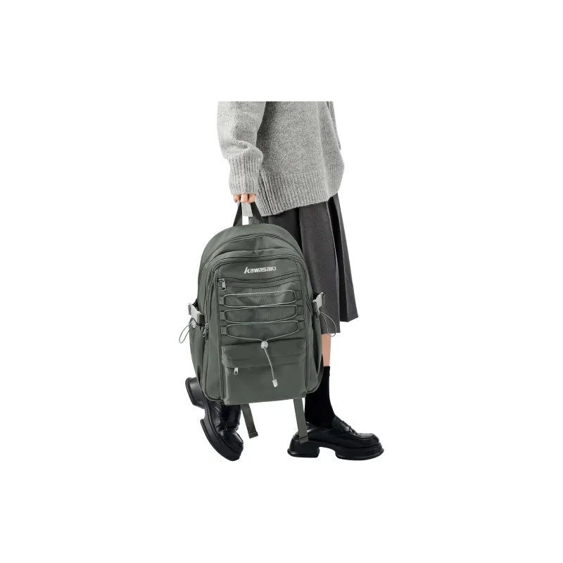 Kawasaki Fabric Backpack Regular Unisex Multicolor-15