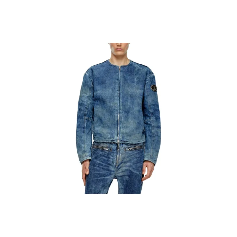 DIESEL SS24 Jackets & Coats Men's Dark Blue-3